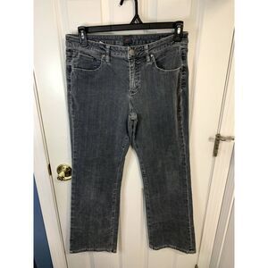 JAG Grey Corduroy Mid Rise Boot Leg Jeans Size 12P